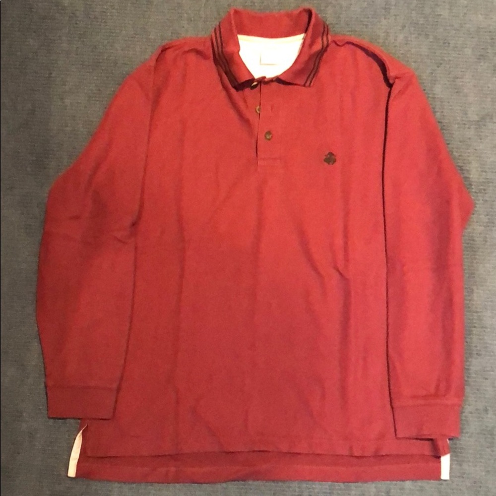 Brooks Brother Long Sleeve Collared Polo Shirt